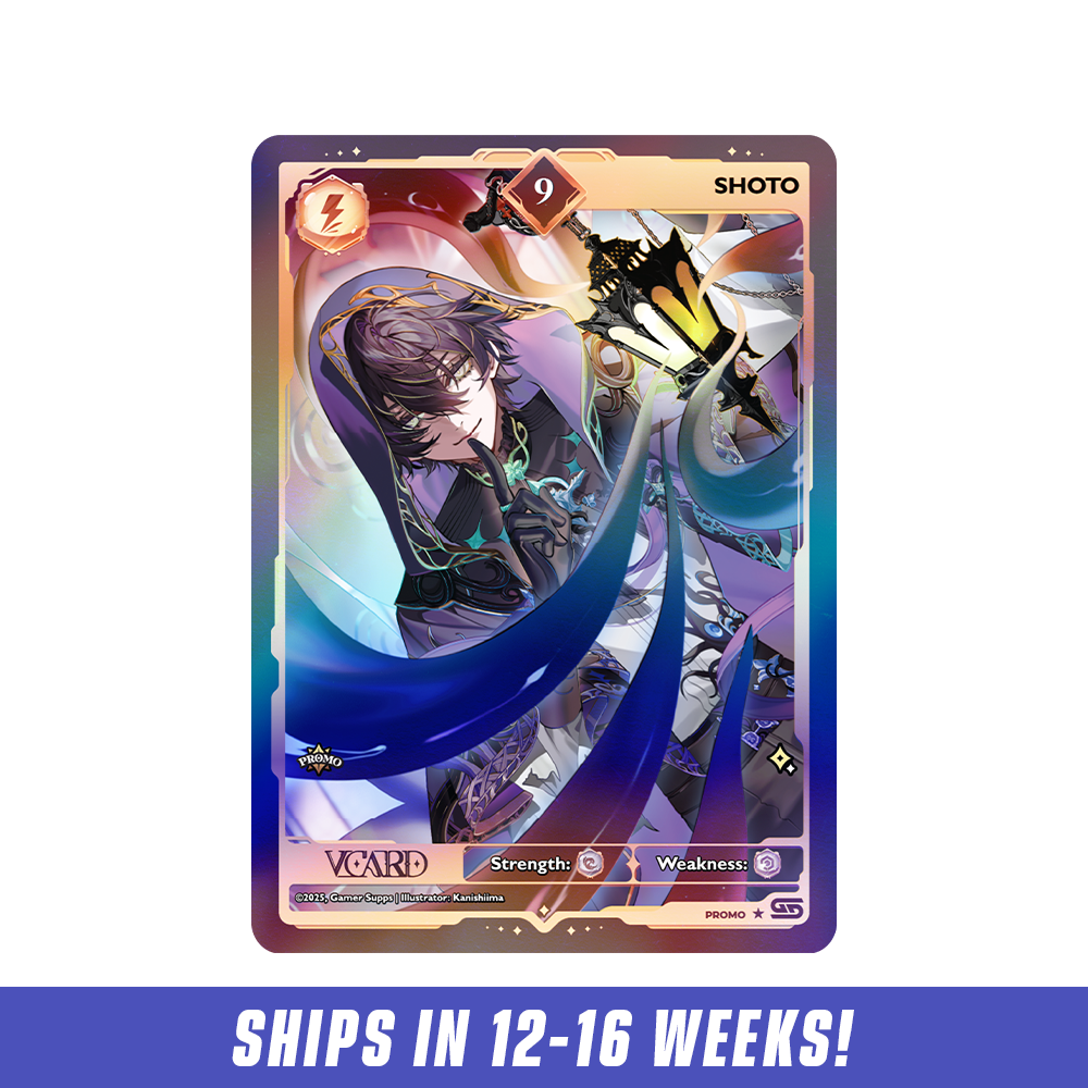 Creator Cups x Shoto: VCard Promo Card (Info) - Gamer Supps