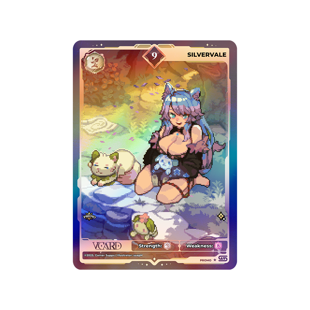 PIXEL CUPS x Silvervale: VCard Promo Card (Info) - Gamer Supps