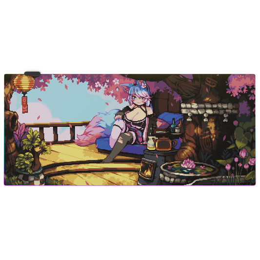 PIXEL CUPS x Silvervale RGB Mouse Pad - Gamer Supps