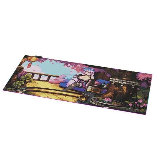 PIXEL CUPS x Silvervale RGB Mouse Pad - Gamer Supps