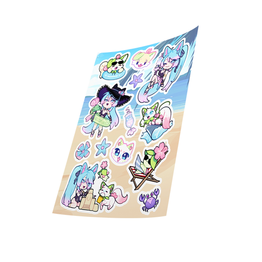 Silvervale Sticker Sheet - Gamer Supps
