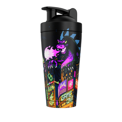 PIXEL CUPS: Specific Rim Metal Shaker - Gamer Supps