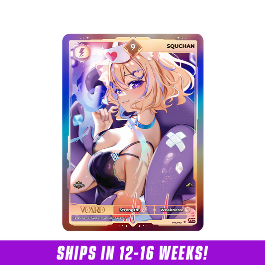 Creator Cups x SquChan: VCard Promo Card (Info) - Gamer Supps