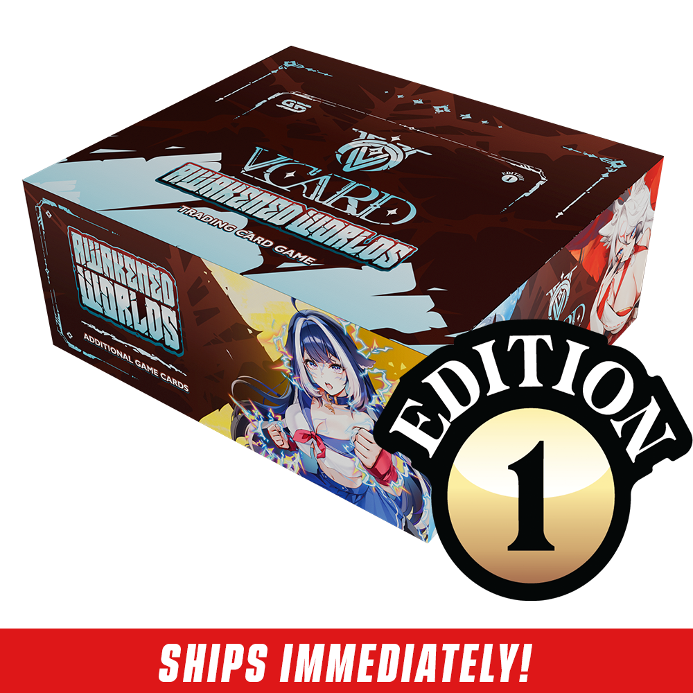 VCard Set 2: Awakened Worlds First Edition Booster Box - Gamer Supps