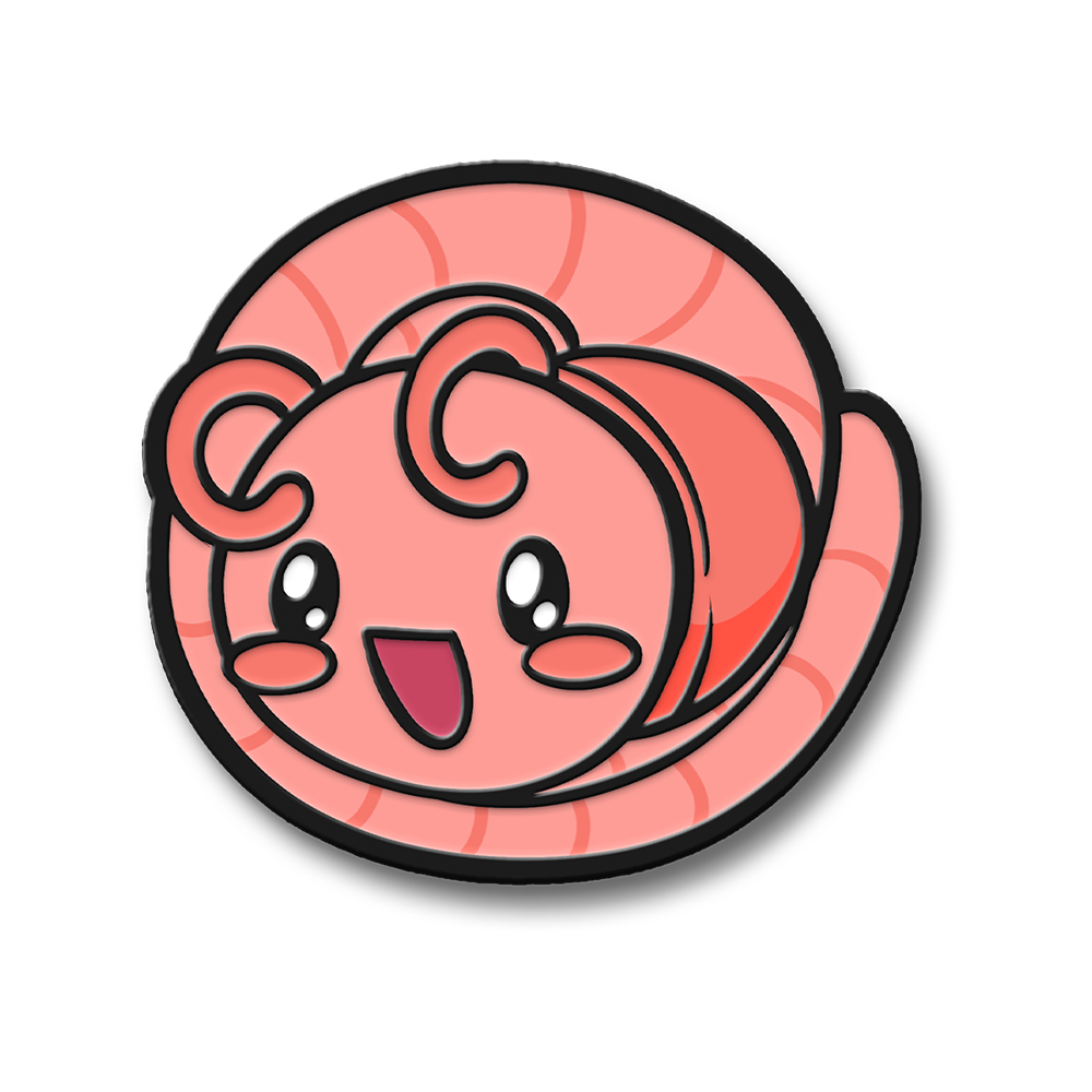 Shylily: Wormlily Shrimpy Enamel Pin (Info) - Gamer Supps