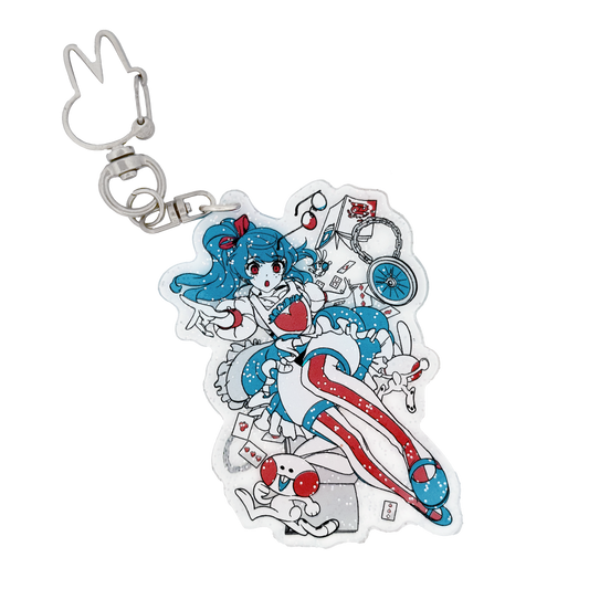 Alice in Waifuland Keychain - Gamer Supps
