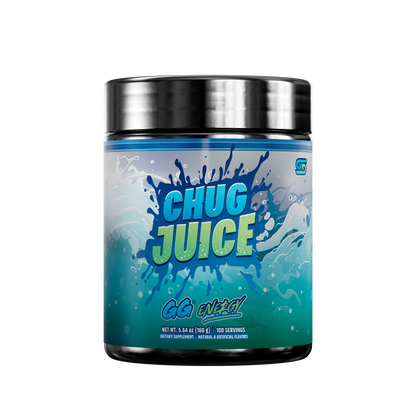 Blue and black supplement container back label with detailed nutrition facts and usage instructions in white text.