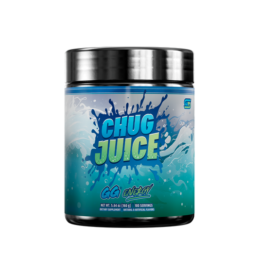 Blue and black supplement container back label with detailed nutrition facts and usage instructions in white text.