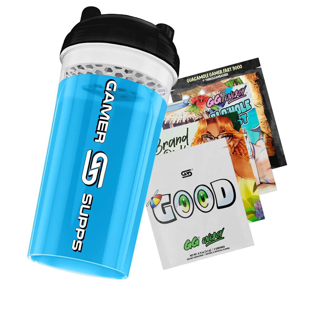 24oz Gamer Supps Shaker Clear - 10 - Gamer Supps