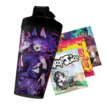 Waifu Cups x CottontailVA: Gluttony Metal Shaker - Gamer Supps