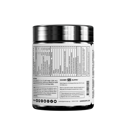 back of GOOD 100 Serving tub showing supplement facts