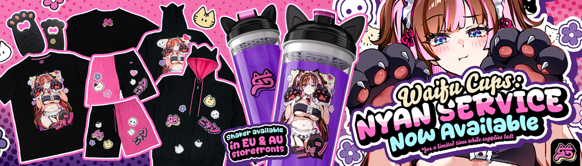 Waifu Cups x Nyan Service Drop - Gamer Supps