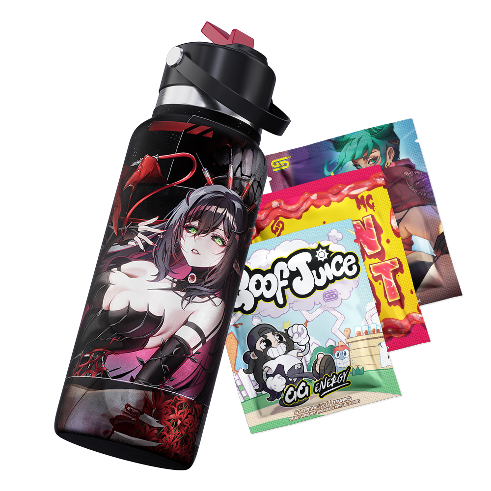 Waifu Cups x Layna Lazar: Blood Queen Metal Tumbler - Gamer Supps
