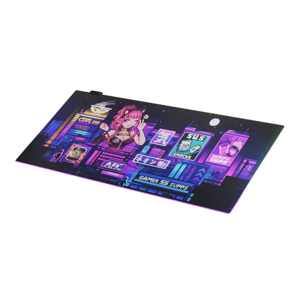 PIXEL CUPS: 2069 RGB Mouse Pad - Gamer Supps
