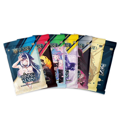 Dark blue pack with gold emblem and bold silver "Artist Series" text, labeled "Box Topper" with edition number 1.