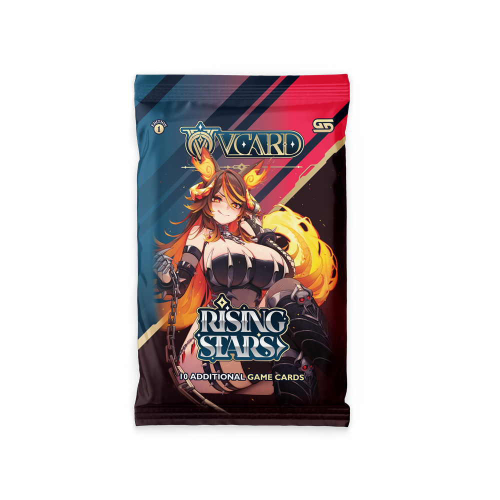 VCard Booster Box Master Case - Rising Stars (12 Booster Boxes) - Gamer Supps